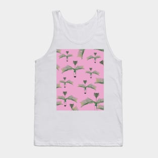 1980s plant pot pattern. Tank Top